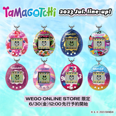 7月14日(金)追記【Original Tamagotchi】全国のWEGO一部店舗に人気柄の再販&新柄の先行販売が決定!