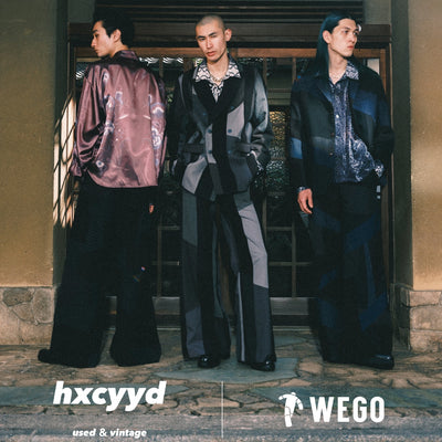 【”hxcyyd”×WEGO】パターンシャツコレクションの発売が決定！