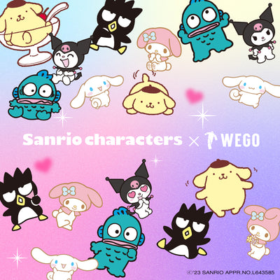 写真映え間違いなし!大好評の”サンリオキャラクターズ”とのコラボレーションアイテムの発売が決定!!