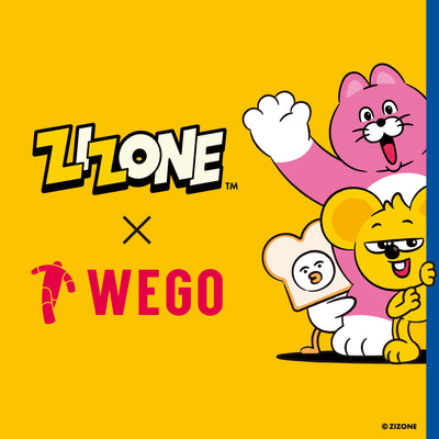 韓国発の人気キャラクターブランド『ZIZONE』のWEGOオリジナル別注アイテムが発売決定！