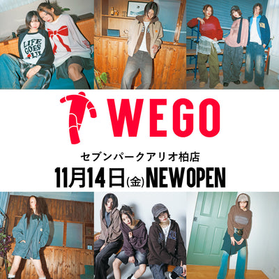 11月14日〈WEGOセブンパークアリオ柏店〉がOPEN♪