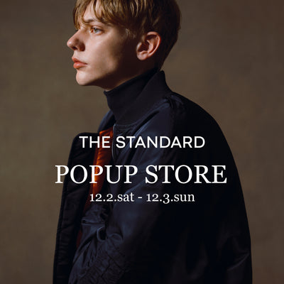 【THE STANDARD】2023 WINTER COLLECTIONのリリースを記念したPOPUP STOREがWEGO 原宿竹下通り店にて開催決定!