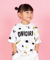 キッズサイズフード総柄Tシャツ