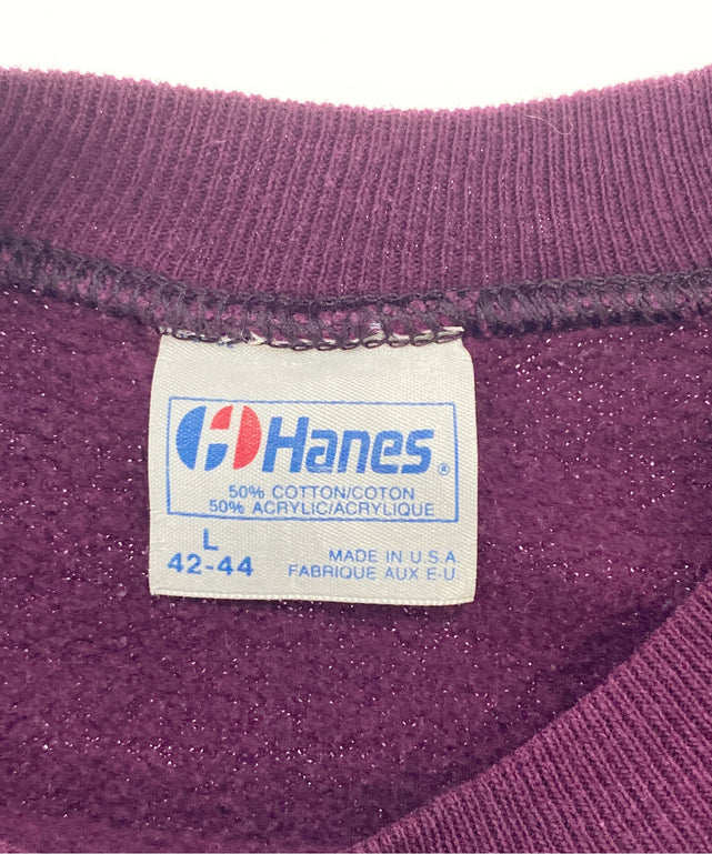 Hanesラグランスウェット