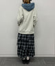 ホワイトアイボリー モデル:165cm Lサイズ着用