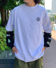 ホワイト　モデル:175cm Lサイズ着用