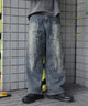 デニム淡加工モデル：178cm L着用