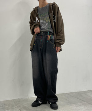デニムブラックソノタ  モデル：175cm L着用