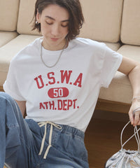 カレッジロゴプリントTee