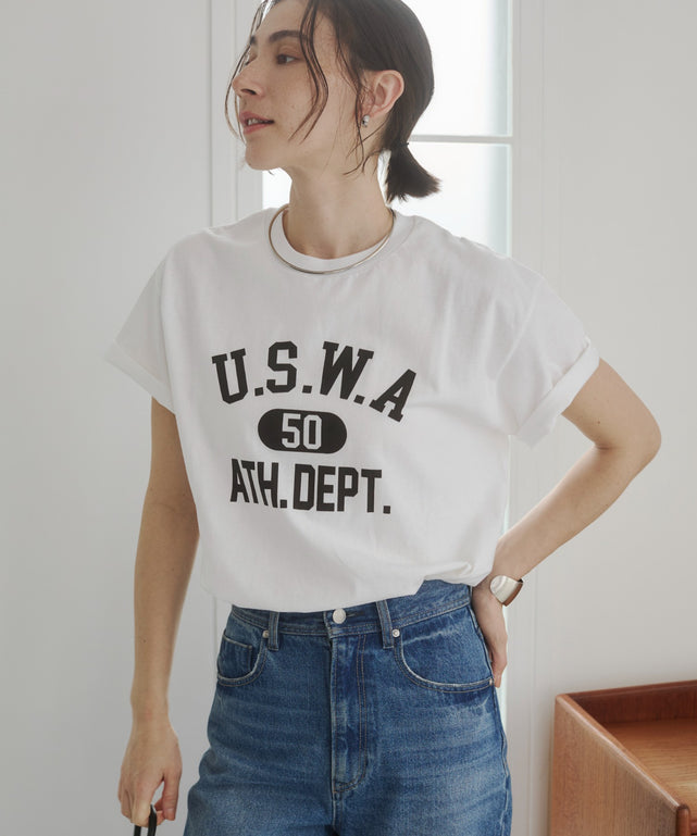 カレッジロゴプリントTee