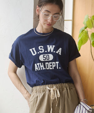 カレッジロゴプリントTee