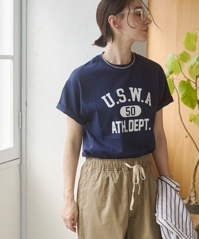 カレッジロゴプリントTee