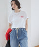 ワンポイント刺繍ロゴTシャツ