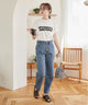 フロッキーロゴプリントTシャツ