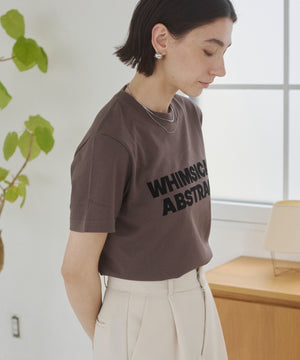 フロッキーロゴプリントTシャツ
