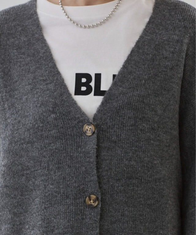 オーバーサイズVネックカーディガン