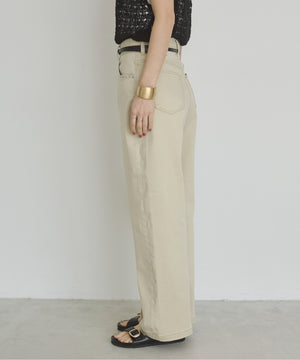 ワイドストレートデニムパンツ