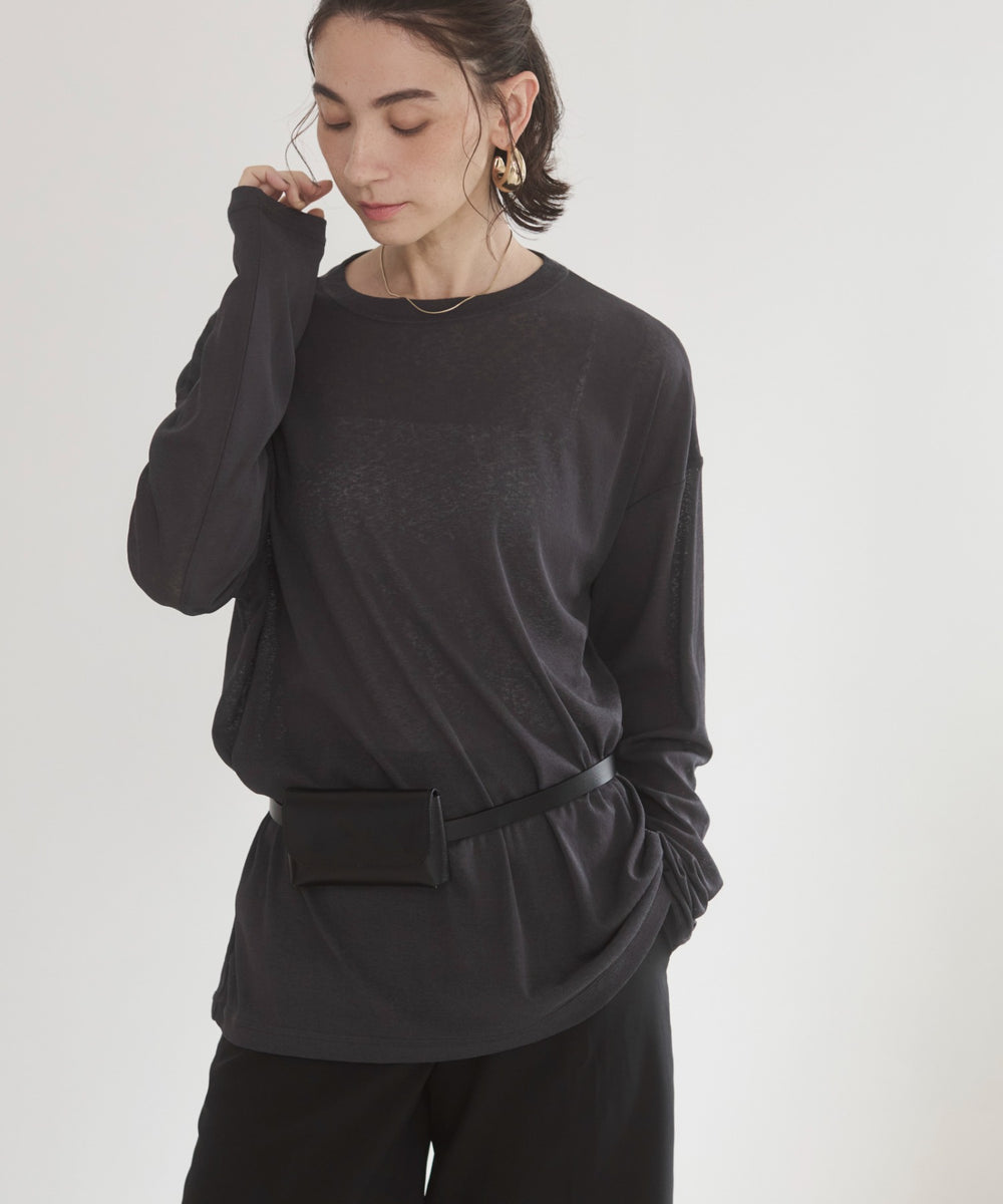 model:168㎝　着用サイズ:MT（ロング丈） チャコールグレー