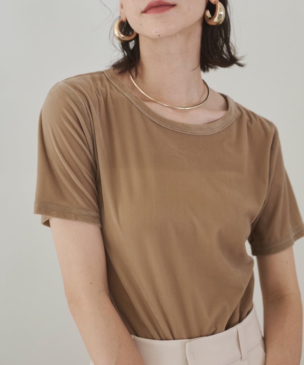 シアーベロアTシャツ