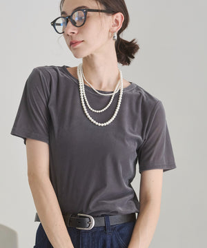 シアーベロアTシャツ