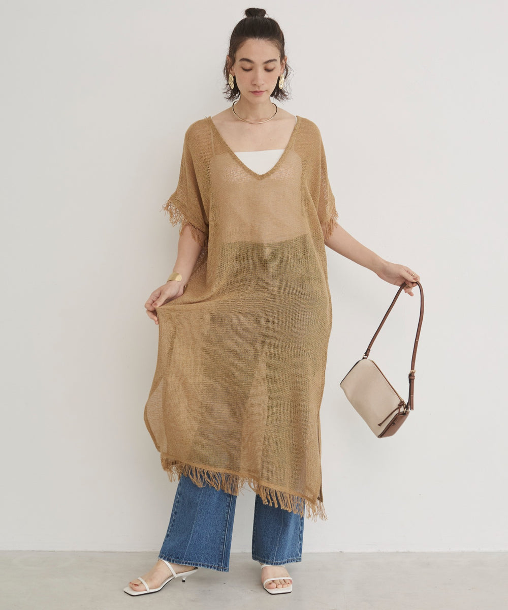 メッシュジレワンピース