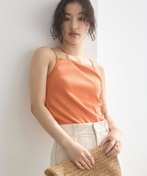 ストラップカップ付きベアキャミソール