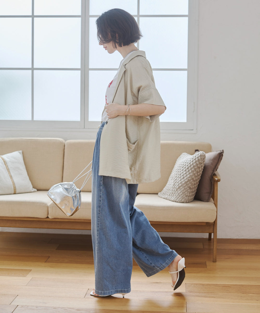 接触冷感半袖ジャケット