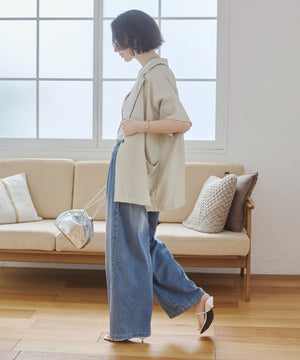 接触冷感半袖ジャケット