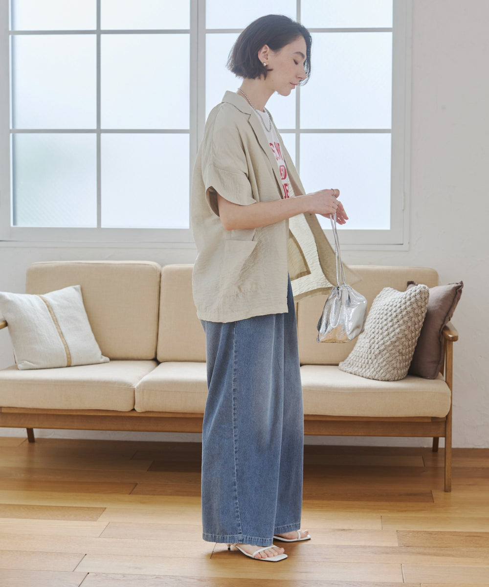 接触冷感半袖ジャケット