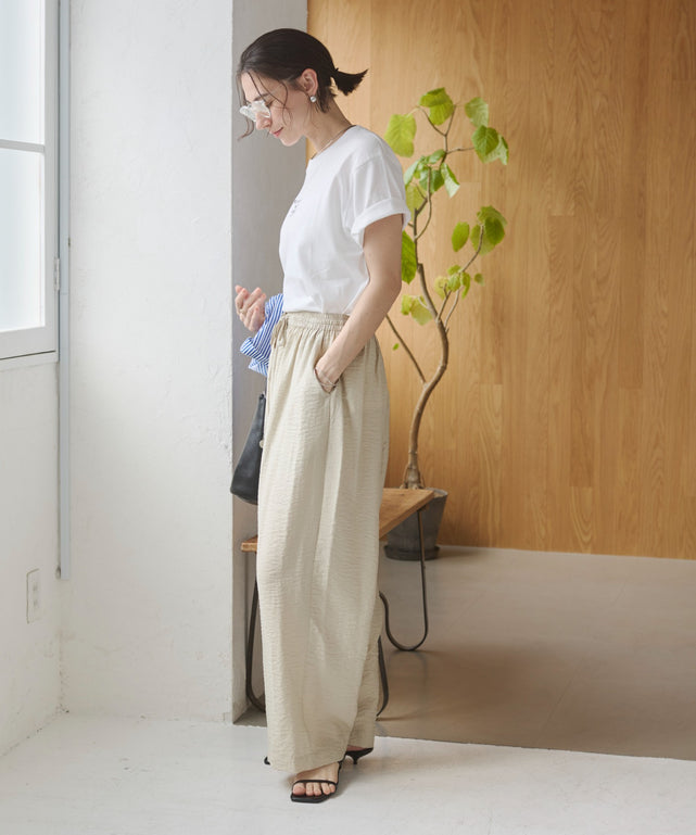 model:168cm　ホワイトアイボリー