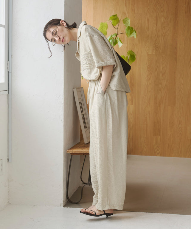 model:168cm　ホワイトアイボリー