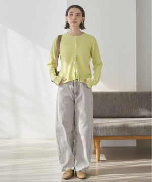 バレルレッグデニムパンツ