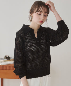 MIXメッシュポロニット