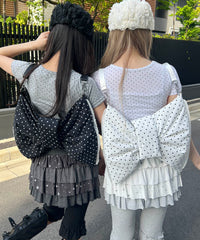 3WAYリボンパファーバッグ