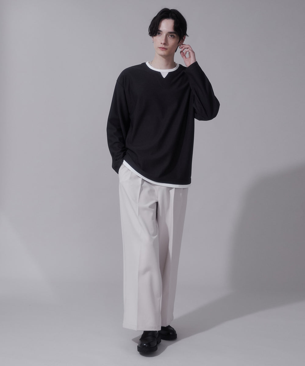 チャコール　モデル180cm　L着用