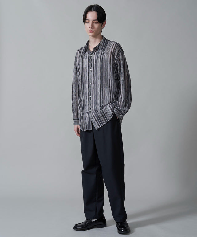 グレー　モデル：180㎝　L着用
