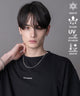 アクセ付きフォトグラフィックT（SS）/ブラック モデル：180cm L着用