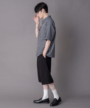 ブラックチェック1 モデル：180cm L着用