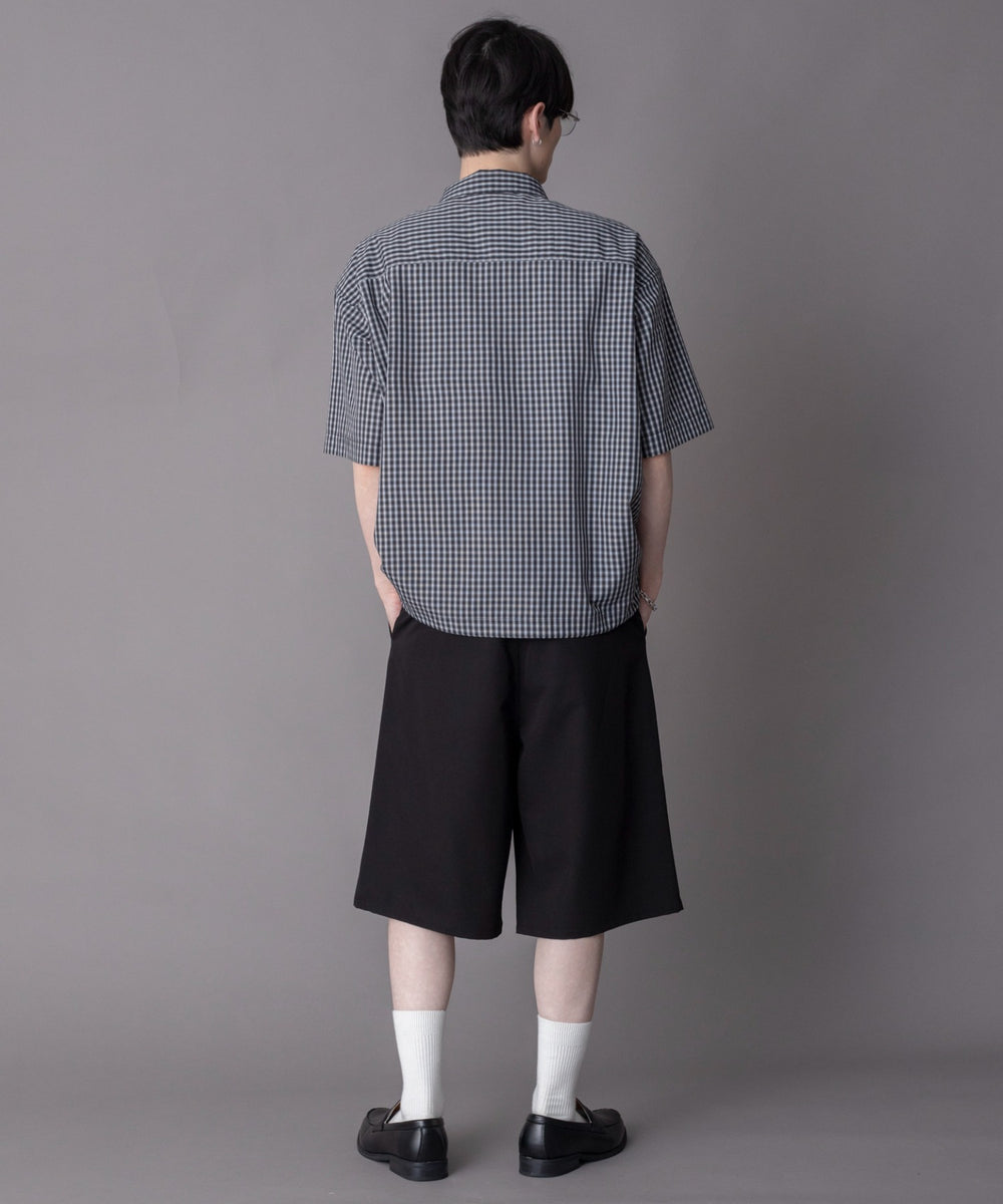 ブラックチェック1 モデル：180cm L着用