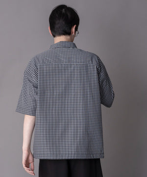 ブラックチェック1 モデル：180cm L着用