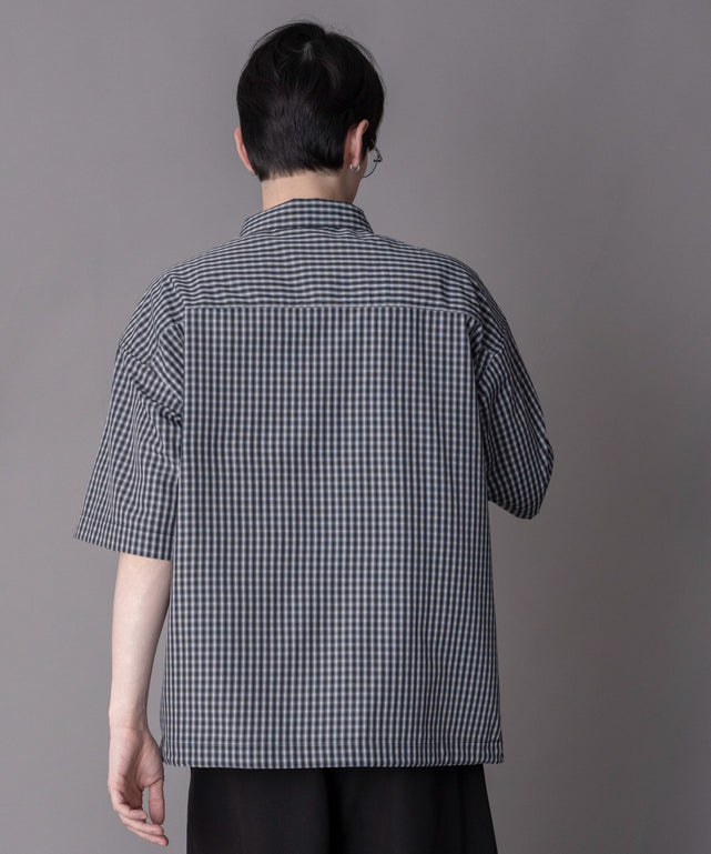 ブラックチェック1 モデル：180cm L着用