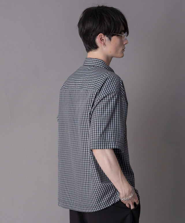 ブラックチェック1 モデル：180cm L着用