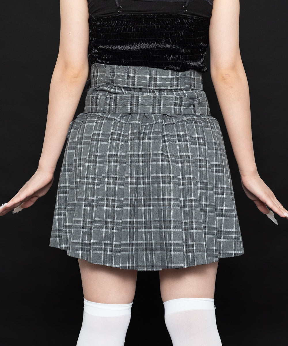 ブラックチェック モデル:150cm F着用