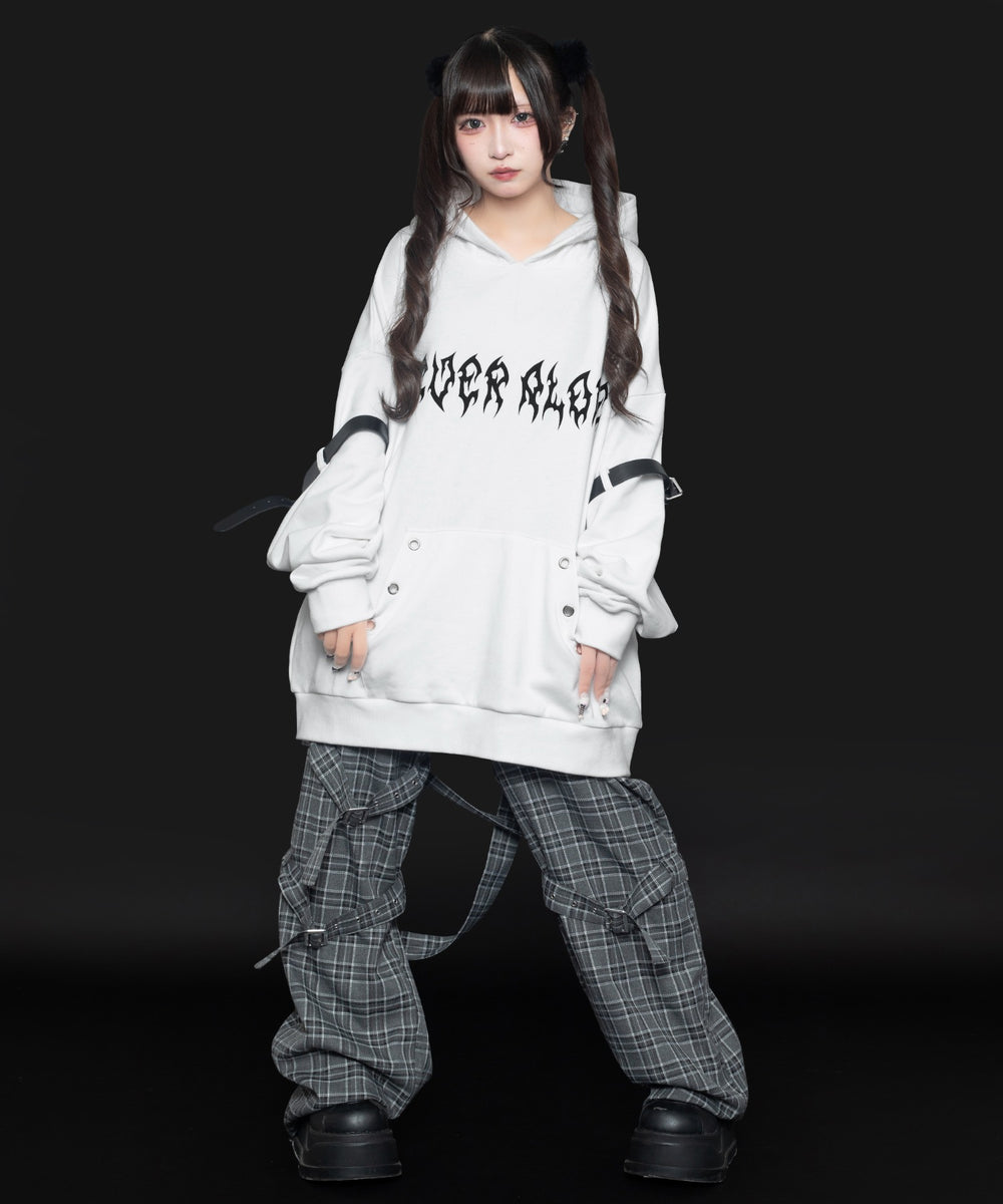 ブラックチェック モデル:150cm M着用