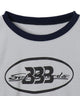 BBB2トーンカラースリーブトップス