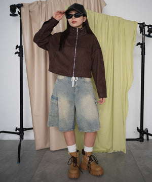 ブラウン モデル：155cm F着用