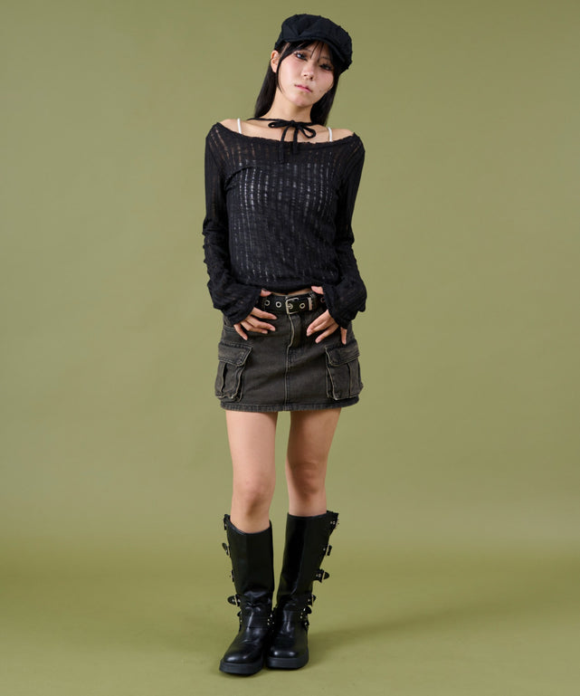 ブラック モデル：160cm F着用