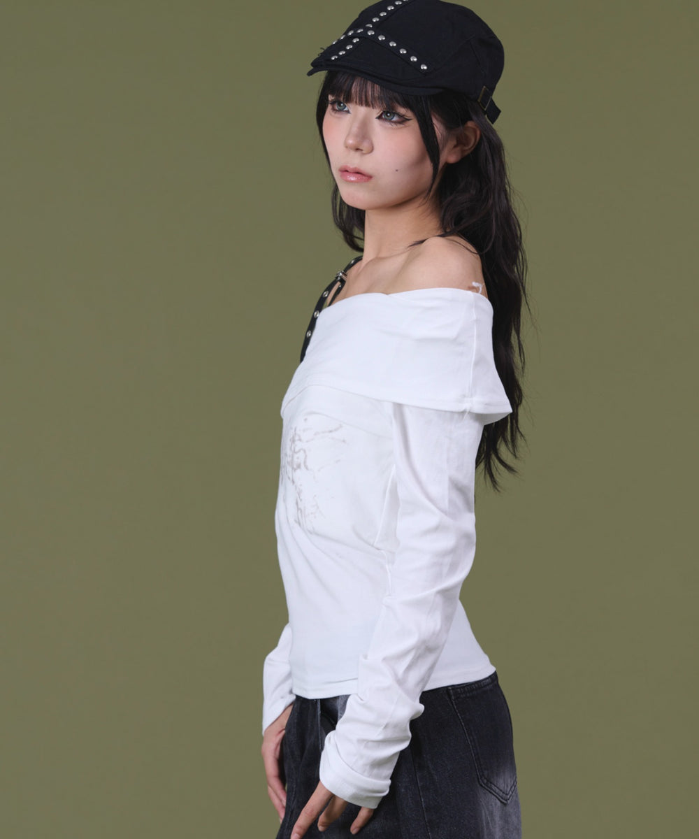 ホワイト モデル：160cm F着用