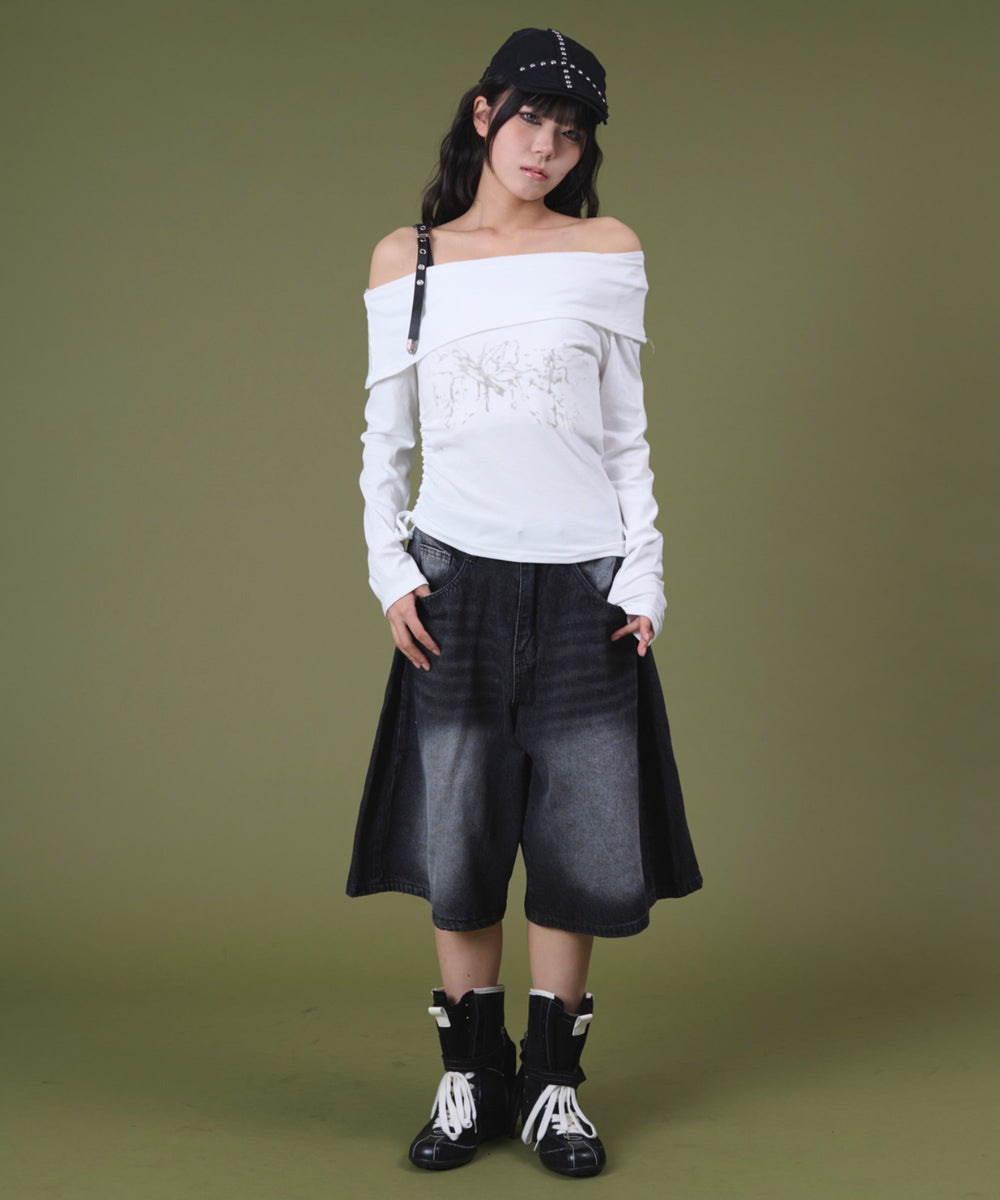 ホワイト モデル：160cm F着用