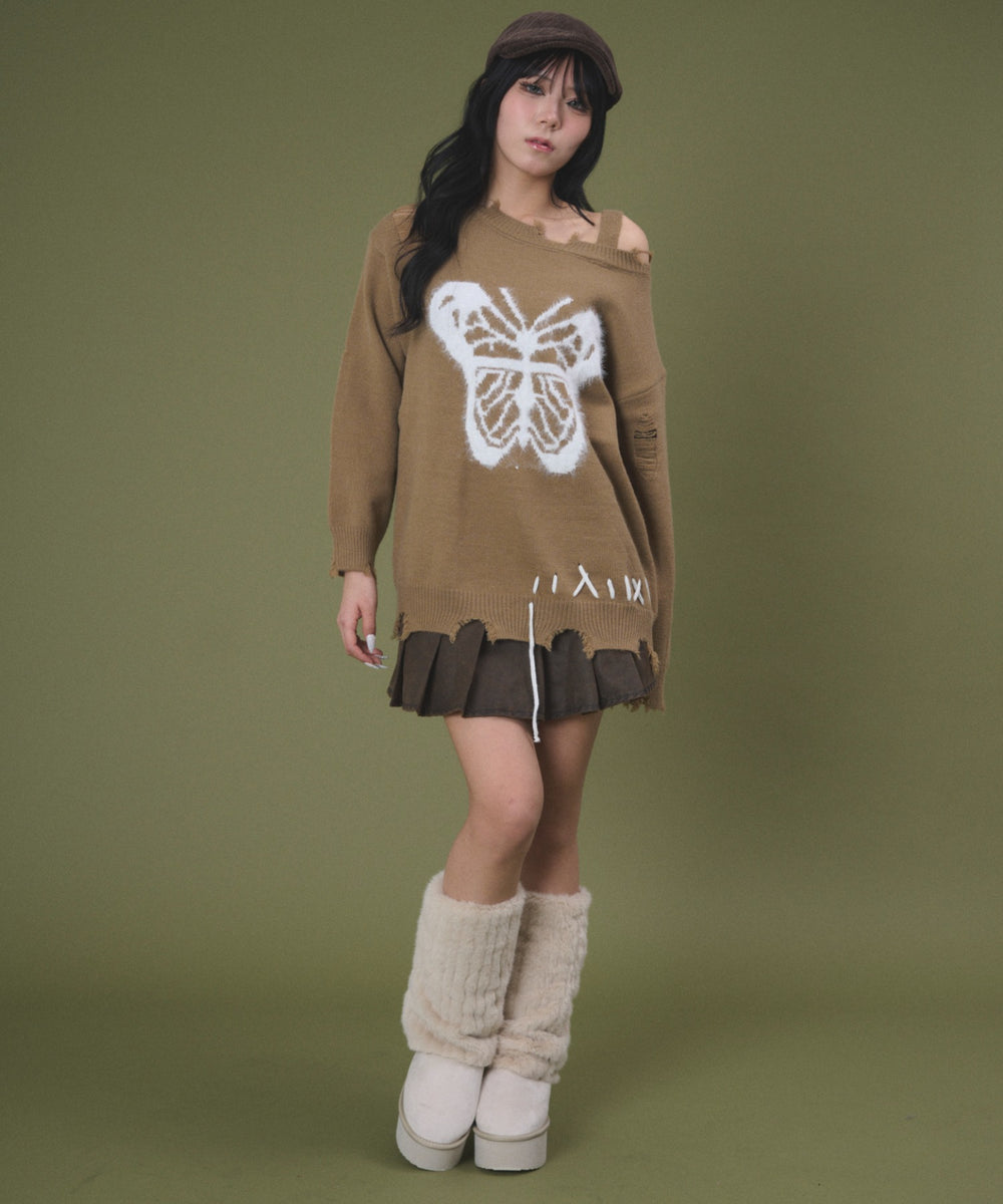 ブラウン モデル：160cm F着用